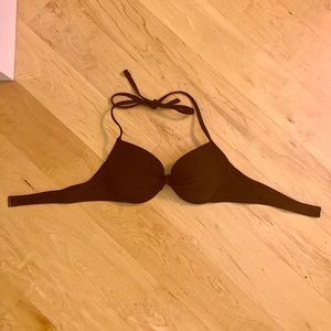 Aerie Black Bikini Swimsuit Top 34B